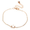 Simple Star Pendant Bracelet Bohemian Gold Plated Bangles