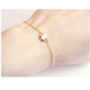 Simple Star Pendant Bracelet Bohemian Gold Plated Bangles