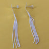 high quality earings fashion jewelry fo women 925 sterling silver tassel